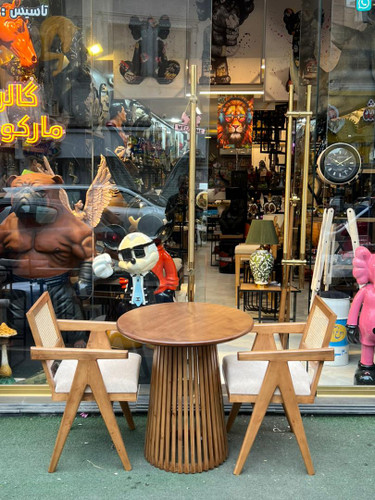 ست میزصندلی دونفره نلی